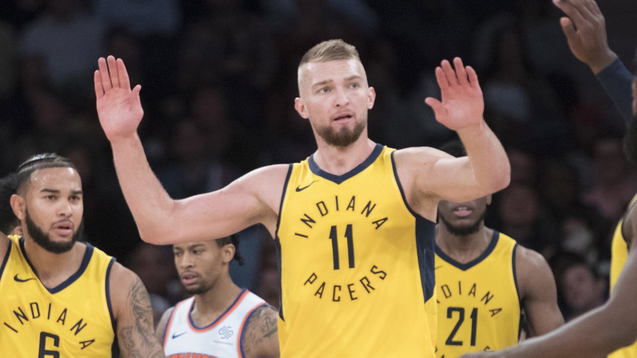 Sabonis, Oladipo lead Pacers to 107-101 win over Knicks on Halloween night